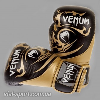 Боксерські рукавички Venum Tribal Boxing Gloves-Black / Gold